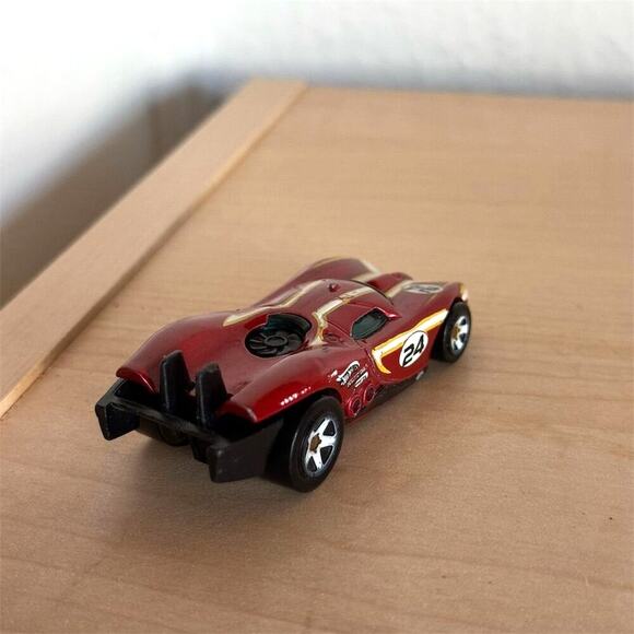 Hot Wheels Track Stars Prototype H-24 Red Diecast Car 2010 Racing theme - Picture 4 of 6